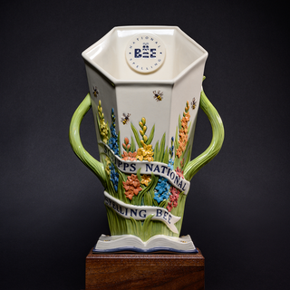 Scripps Cup, Trophy for the Scripps National Spelling Bee, handcrafted by Rookwood Pottery in Cincinnati, OH