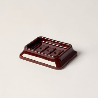 Eden Soap Dish, Burnt Umber