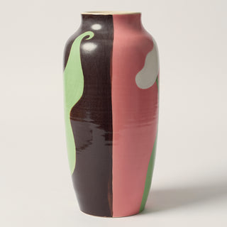 Day and Night Vase with Flowers