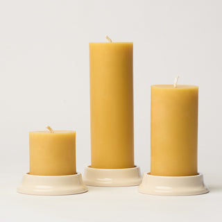 Beeswax Pillar Candle