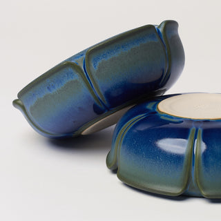 Large Flower Dish, Lapis