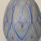 Close-up details of the ceramic handcrafted egg.