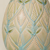 Close-up details of the ceramic handcrafted egg.