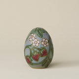 Handcrafted ceramic egg by Rookwood Pottery