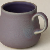 Close-up details of hand-thrown mug by Rookwood