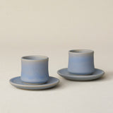 Hand-thrown espresso cup set by Rookwood Pottery