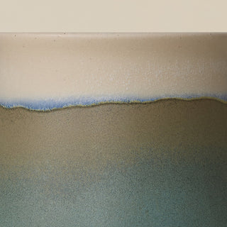 Close-up details of hand-thrown mug by Rookwood