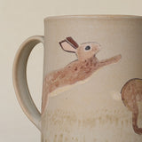 Close-up details of hand-thrown mug by Rookwood