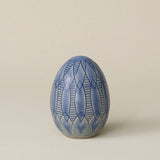 Handcrafted ceramic egg by Rookwood Pottery