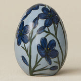 Close-up details of the ceramic handcrafted egg.