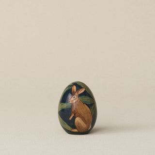 Handcrafted ceramic egg by Rookwood Pottery