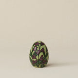 Handcrafted ceramic egg by Rookwood Pottery