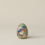 Handcrafted ceramic egg by Rookwood Pottery