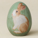 Close-up details of the ceramic handcrafted egg.