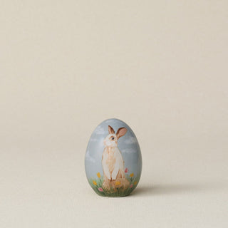 Handcrafted ceramic egg by Rookwood Pottery