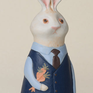 Close-up details of the one-of-a-kind bunny.
