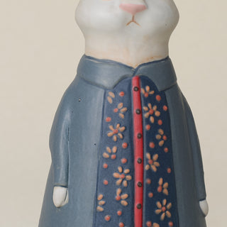 Close-up details of the one-of-a-kind bunny.
