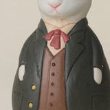 Close-up details of the one-of-a-kind bunny.