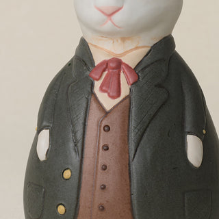 Close-up details of the one-of-a-kind bunny.