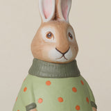 Close-up details of the one-of-a-kind bunny.