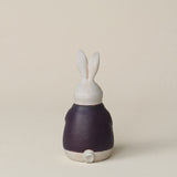 Back of the bunny with a delicate, hand-carved tail.
