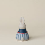 Back of the bunny with a delicate, hand-carved tail.