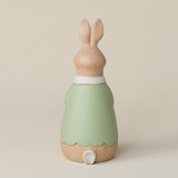 Back of the bunny with a delicate, hand-carved tail.