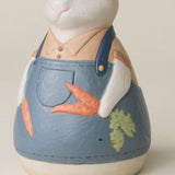 Close-up details of the one-of-a-kind bunny.