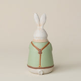 Back of the bunny with a delicate, hand-carved tail.