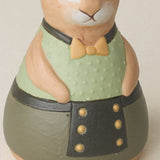 Close-up details of the one-of-a-kind bunny.