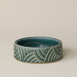 Hand-Thrown Pet Bowl No. 21
