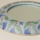 Close-up details of the one-of-a-kind mirror.