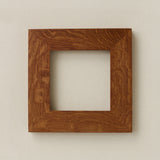 Rookwood 6x6 Craftsman tile frame in golden oak with visible wood grain and thick border design