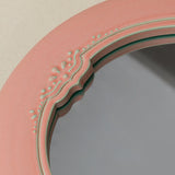 Close-up details of the one-of-a-kind mirror.