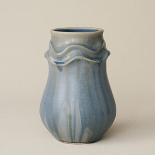 Hand-thrown and hand-glazed ceramic vase by Rookwood Pottery