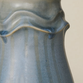 Close-up details of the one-of-a-kind vase.