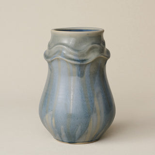 Close-up details of the one-of-a-kind vase.
