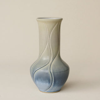 Hand-thrown and hand-glazed ceramic vase by Rookwood Pottery