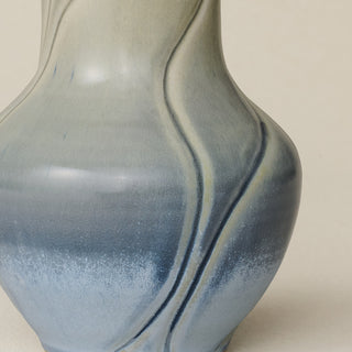 Close-up details of the one-of-a-kind vase.