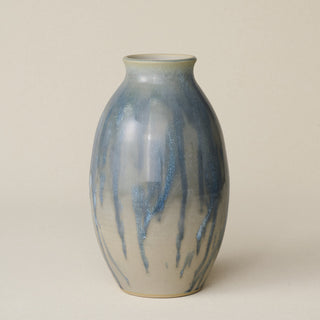 Hand-thrown and hand-glazed ceramic vase by Rookwood Pottery