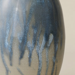 Close-up details of the one-of-a-kind vase.