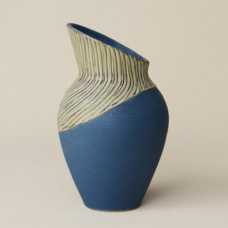 Hand-thrown and hand-glazed ceramic vase by Rookwood Pottery