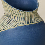 Close-up details of the one-of-a-kind vase.