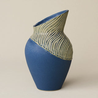 Close-up details of the one-of-a-kind vase.