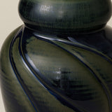 Close-up details of the one-of-a-kind vase.
