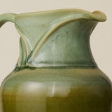 Close-up details of the one-of-a-kind pitcher.