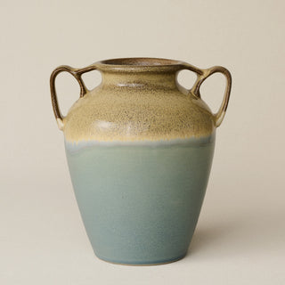 Close-up details of the one-of-a-kind vase.