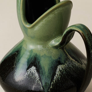 Close-up details of the one-of-a-kind pitcher.