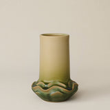 Hand-thrown and hand-glazed ceramic vase by Rookwood Pottery