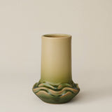 Close-up details of the one-of-a-kind vase.